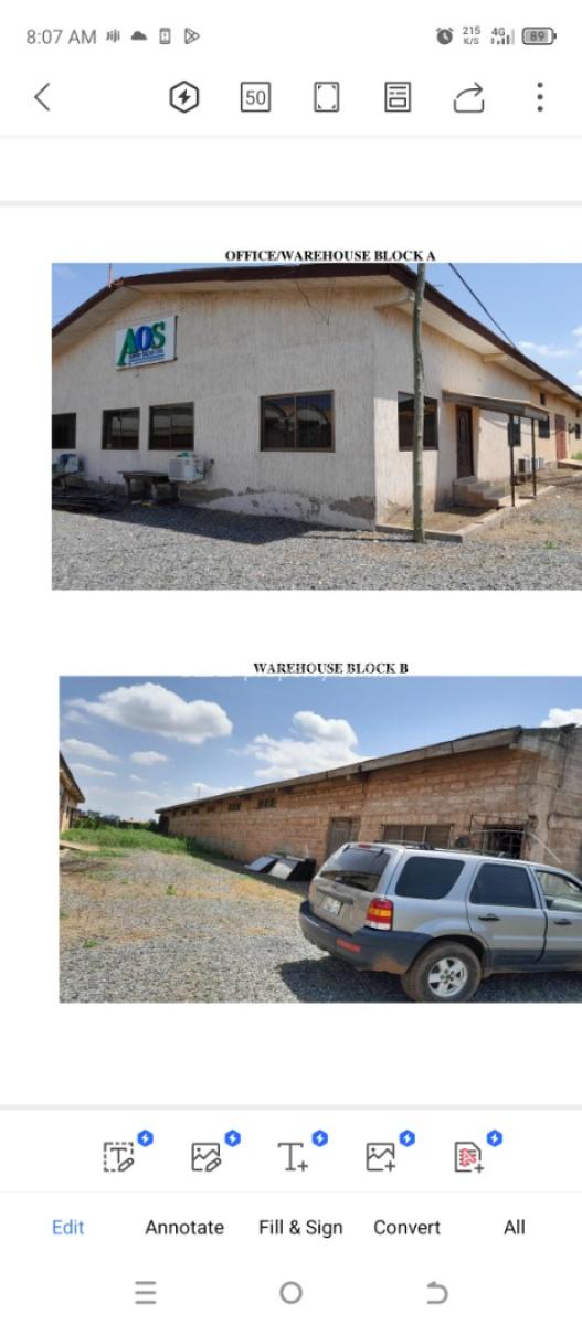 Warehouse & Offices on 24 Plots, Community 9 to 11, Tema, Accra, Warehouse for Sale