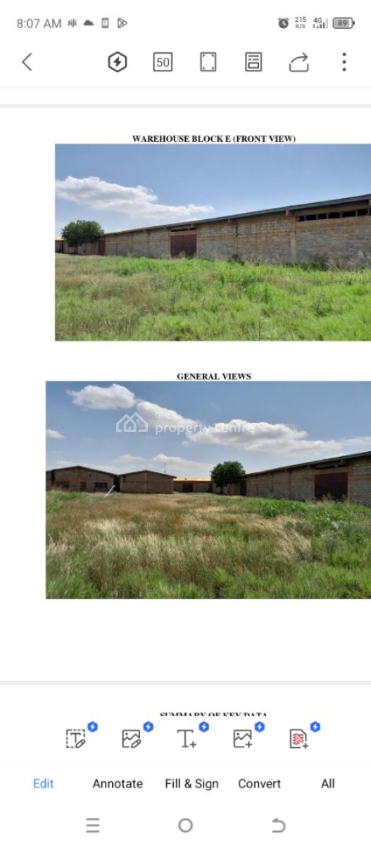Warehouse & Offices on 24 Plots, Community 9 to 11, Tema, Accra, Warehouse for Sale