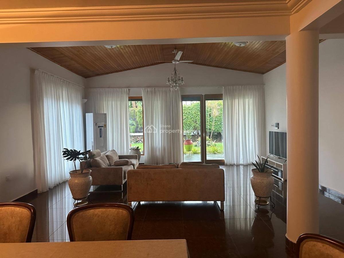 4 Bedrooms Furnished at East Legon, a&c Mall, East Legon, Accra, Detached Duplex for Rent