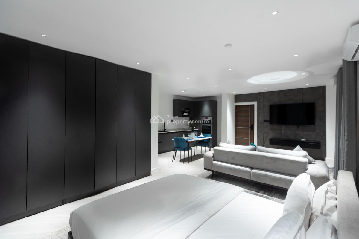 Luxury Studio Apartment, Sasso Street, Adjiringanor, East Legon, Accra, Single Room Self Contained for Rent