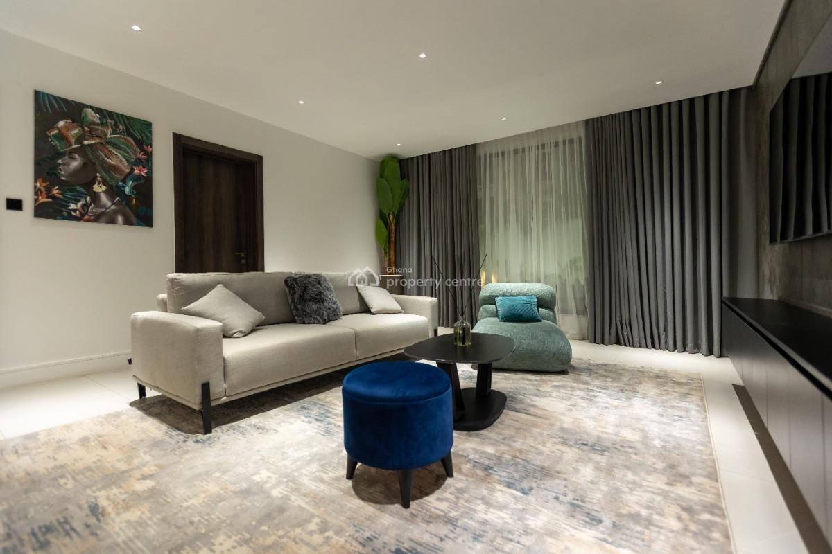 Luxury One Bedroom Apartment, Sasso Street, Adjiringanor, East Legon, Accra, Mini Flat for Rent