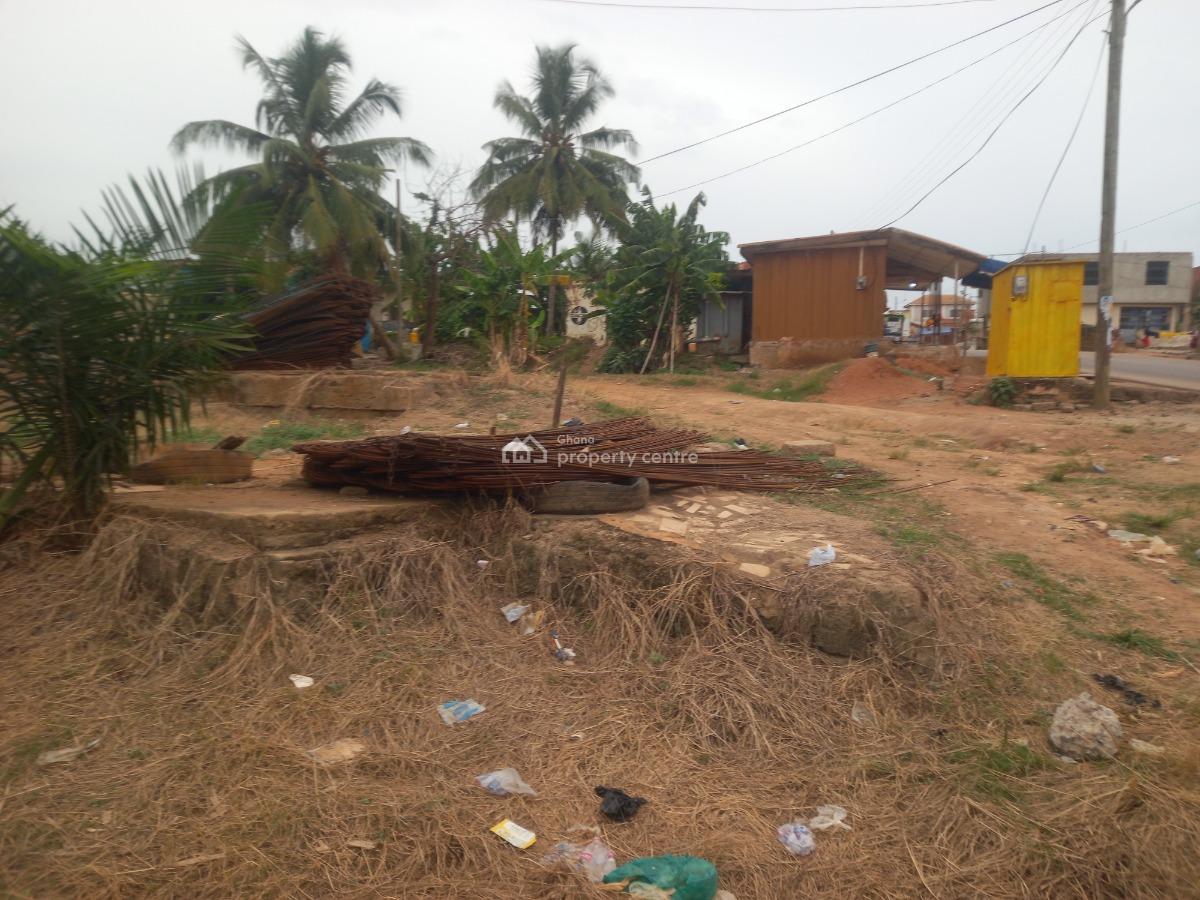 Main Road Side Plot ( 160*100) Ft, Pokukrom, Near Tanoso,apatrapa, Sofoline, Abuakwa., Kumasi Metropolitan, Ashanti, Mixed-use Land for Sale