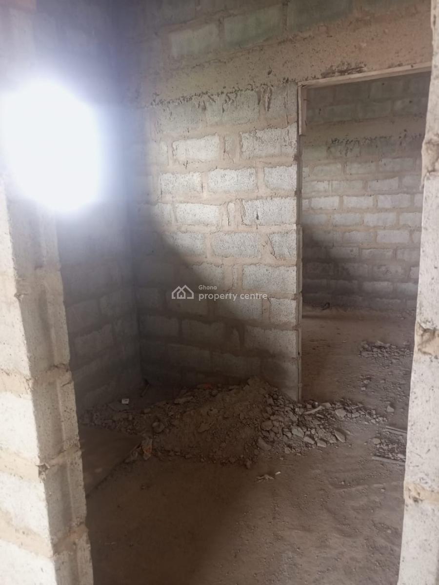 Uncompleted Four Bedroom, One Storey with Two Office Space, Bulasu Around Emefs Estate, Tema, Accra, Detached Duplex for Sale