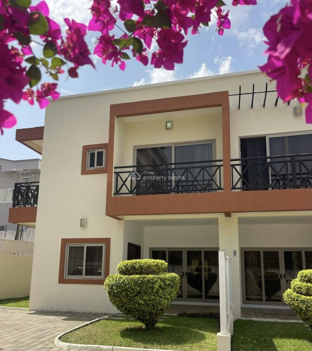 3 Bedroom Townhouse with Private Swimming Pool in a Gated Community, Airport Residential Area, Accra, Townhouse for Rent