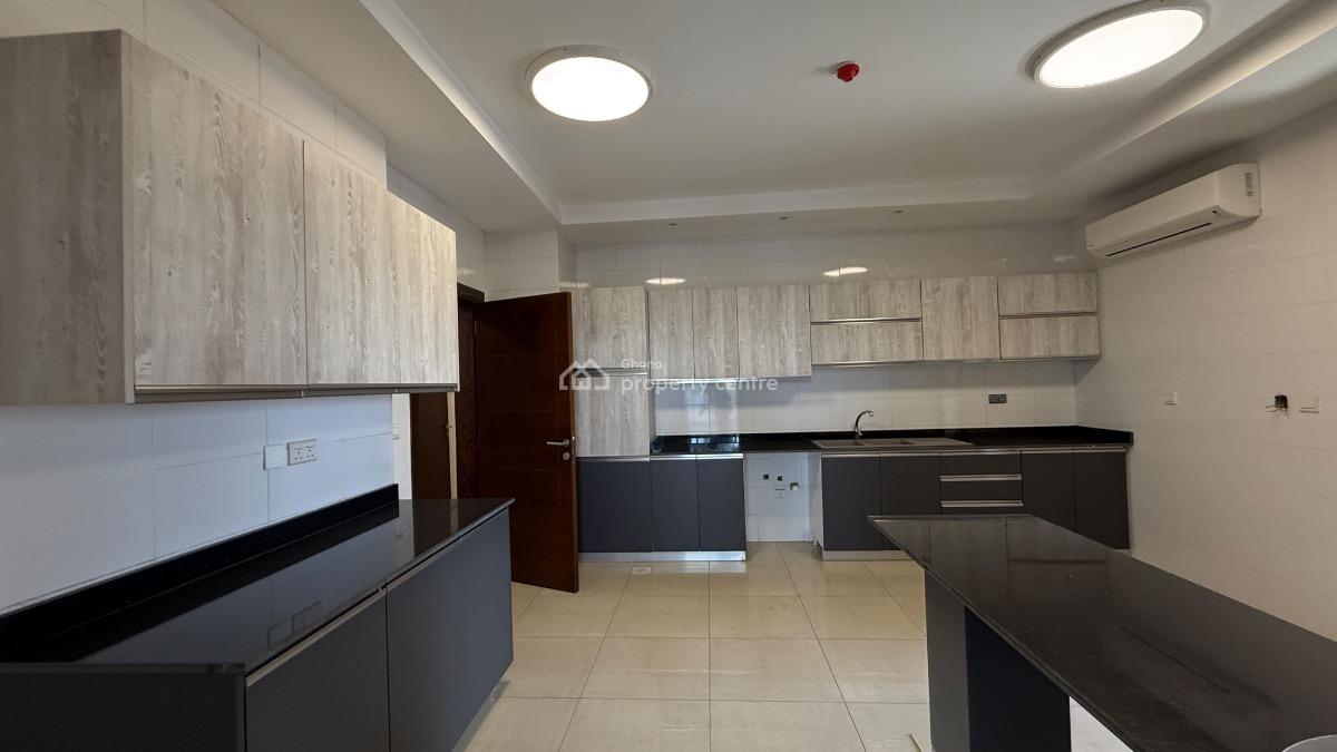 Serviced 3 Bedroom Apartment with Staff Quarters, Swimming Pool & Gym, Airport Residential Area, Accra, Apartment for Rent