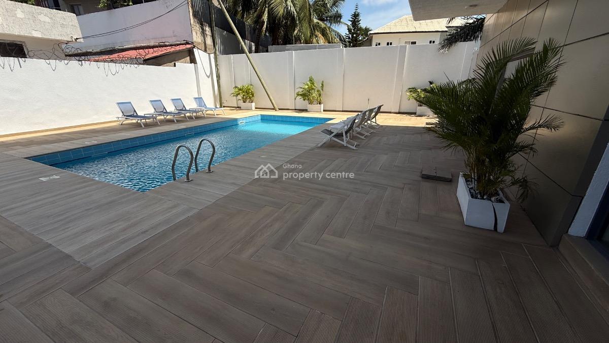 Serviced 3 Bedroom Apartment with Staff Quarters, Pool & Gym, Airport Residential Area, Accra, Apartment for Rent