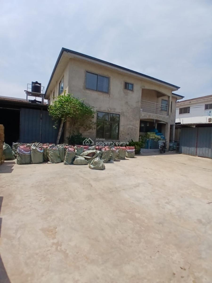 400sqm Warehouse with 4 Bedroom House, East Airport, Accra Metropolitan, Accra, House for Sale