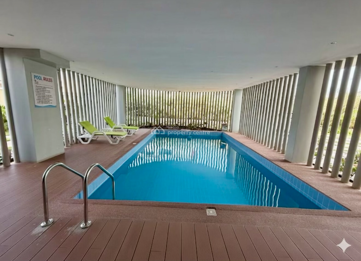 Furnished 2 Bedroom Apartment with Swimming Pool, Dzorwulu, West Airport, Airport Residential Area, Accra, Apartment for Rent