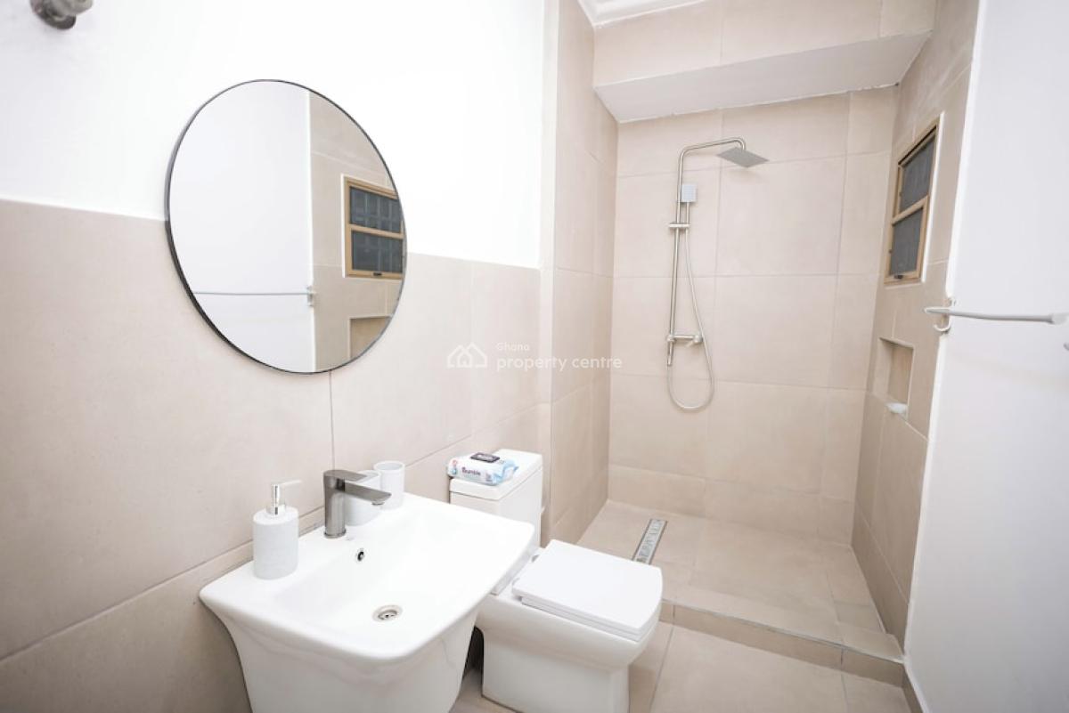 Furnished Studio Apartment with Swimming Pool, Dzorwulu, West Airport, Airport Residential Area, Accra, Single Room Self Contained for Rent