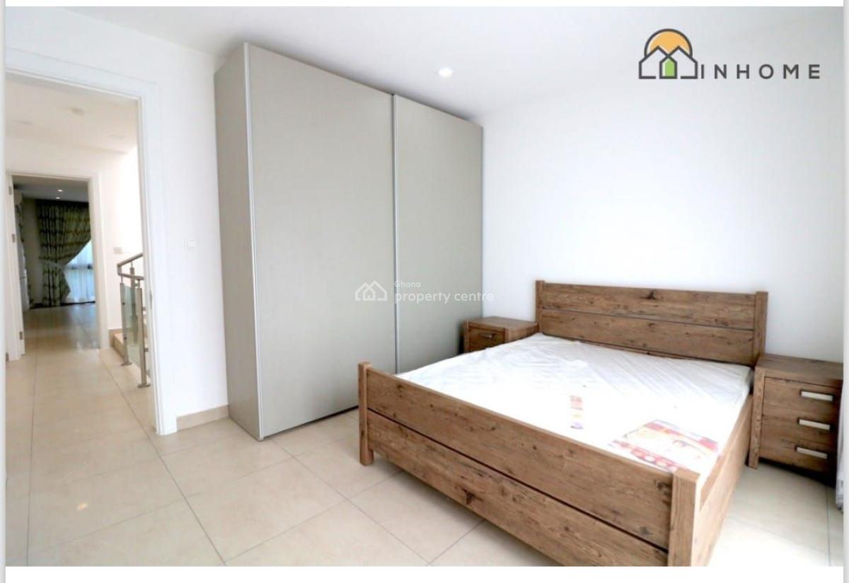 Luxurious Furnished 5 Bedrooms Townhome, North Ridge, Accra, Townhouse for Rent