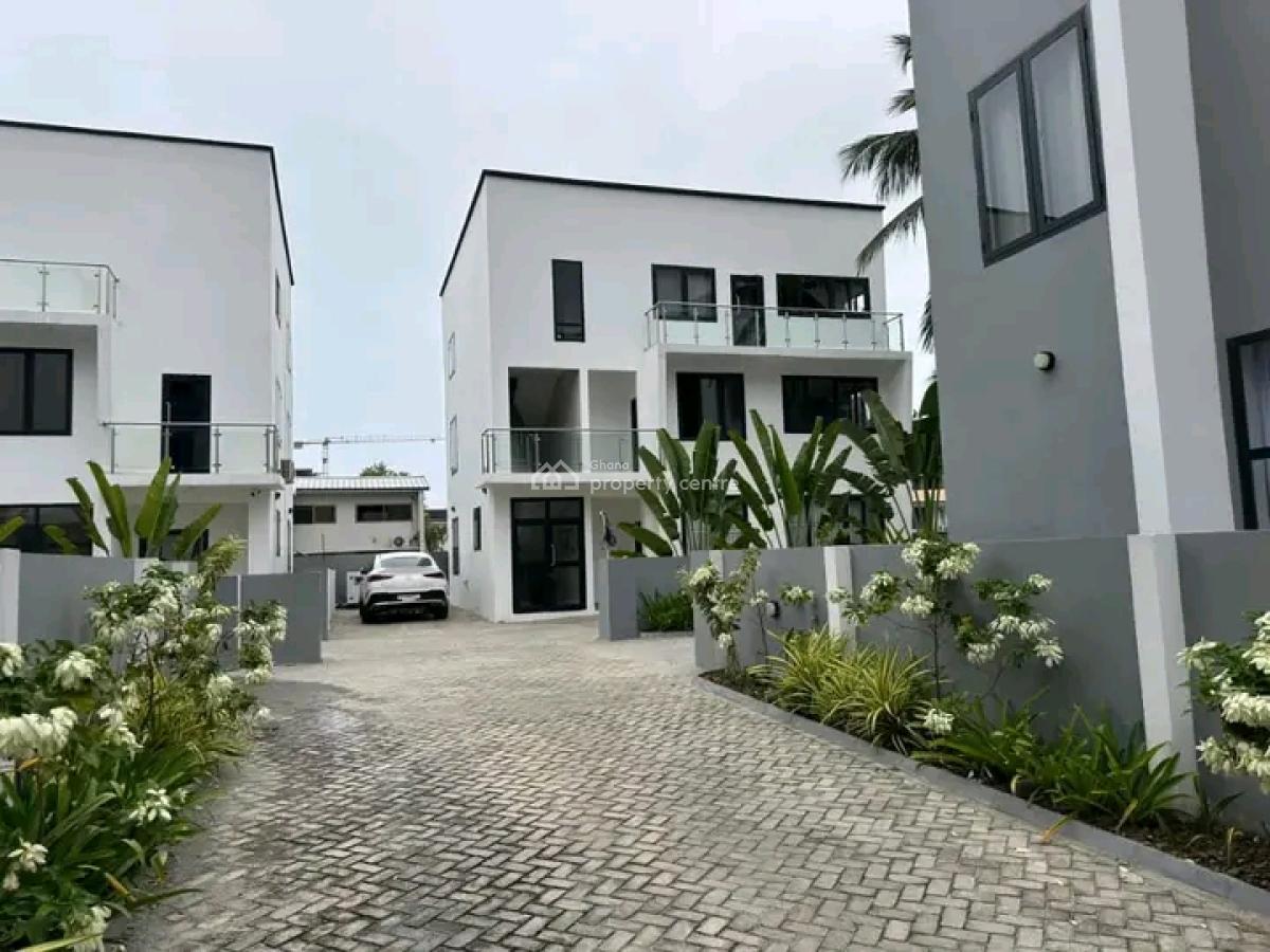 Modern Fully Furnished 4 Bedroom Townhouse with Boys Quarters, Cantonments, Accra, Townhouse for Rent