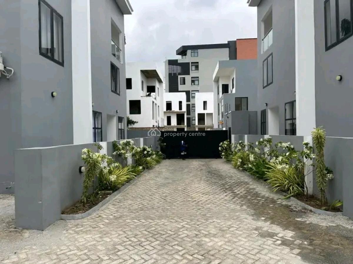 Modern Fully Furnished 4 Bedroom Townhouse with Boys Quarters, Cantonments, Accra, Townhouse for Rent
