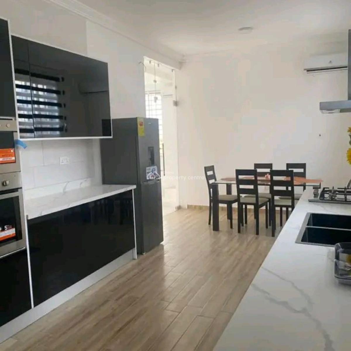 Fully Furnished 3-bedroom Townhouse@ East Airport, East Airport, Airport Residential Area, Accra, Townhouse for Rent