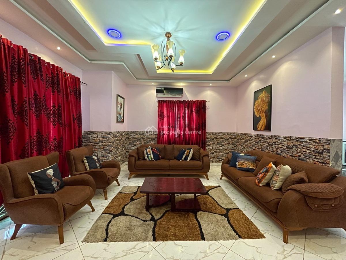 Fully Furnished 5 Bedroom with Swimming Pool, Ashaley Botwe, Adenta Municipal, Accra, Detached Duplex for Rent