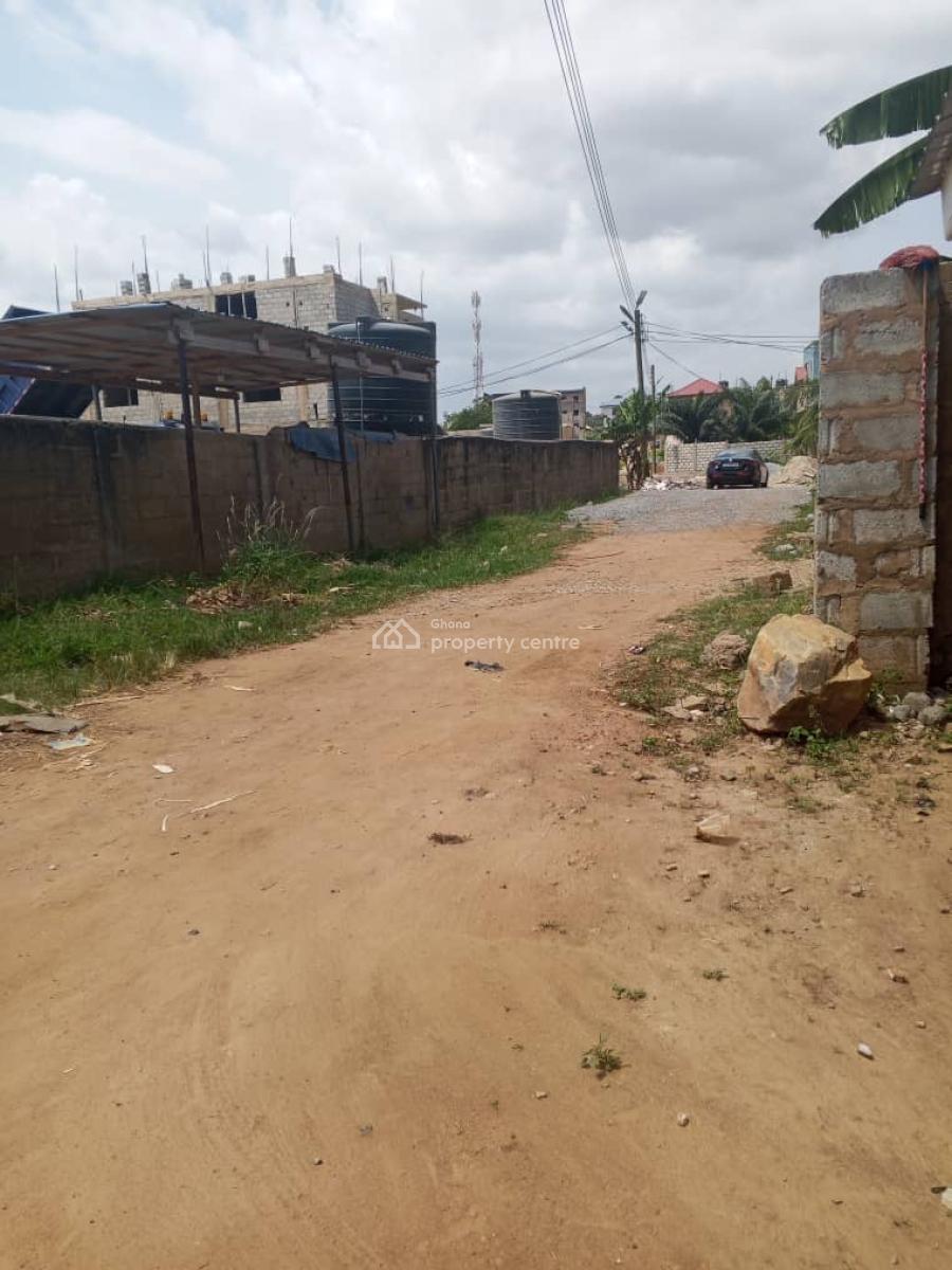 Half Plot of Land at Pokuase Ayawaso, Ayawaso West Home Restaurant, Pokuase (pokoasi), Ga West Municipal, Accra, Residential Land for Sale