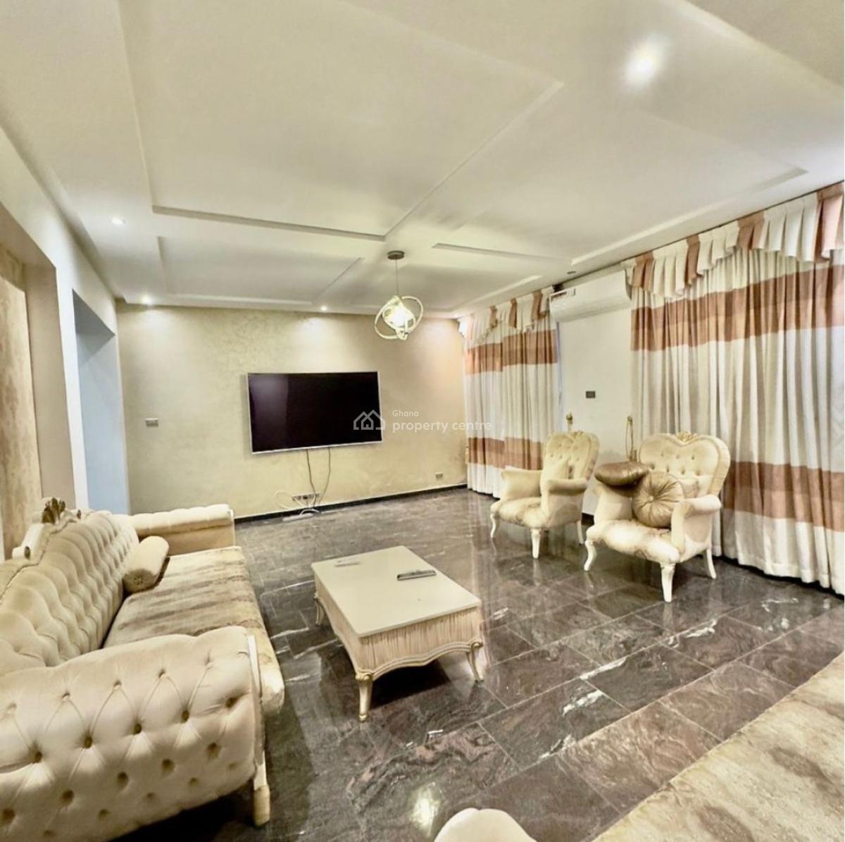a Luxurious 5 Bedroom in a Beautiful and a Secured Estate, Au Village, Cantonments, Accra, House for Sale