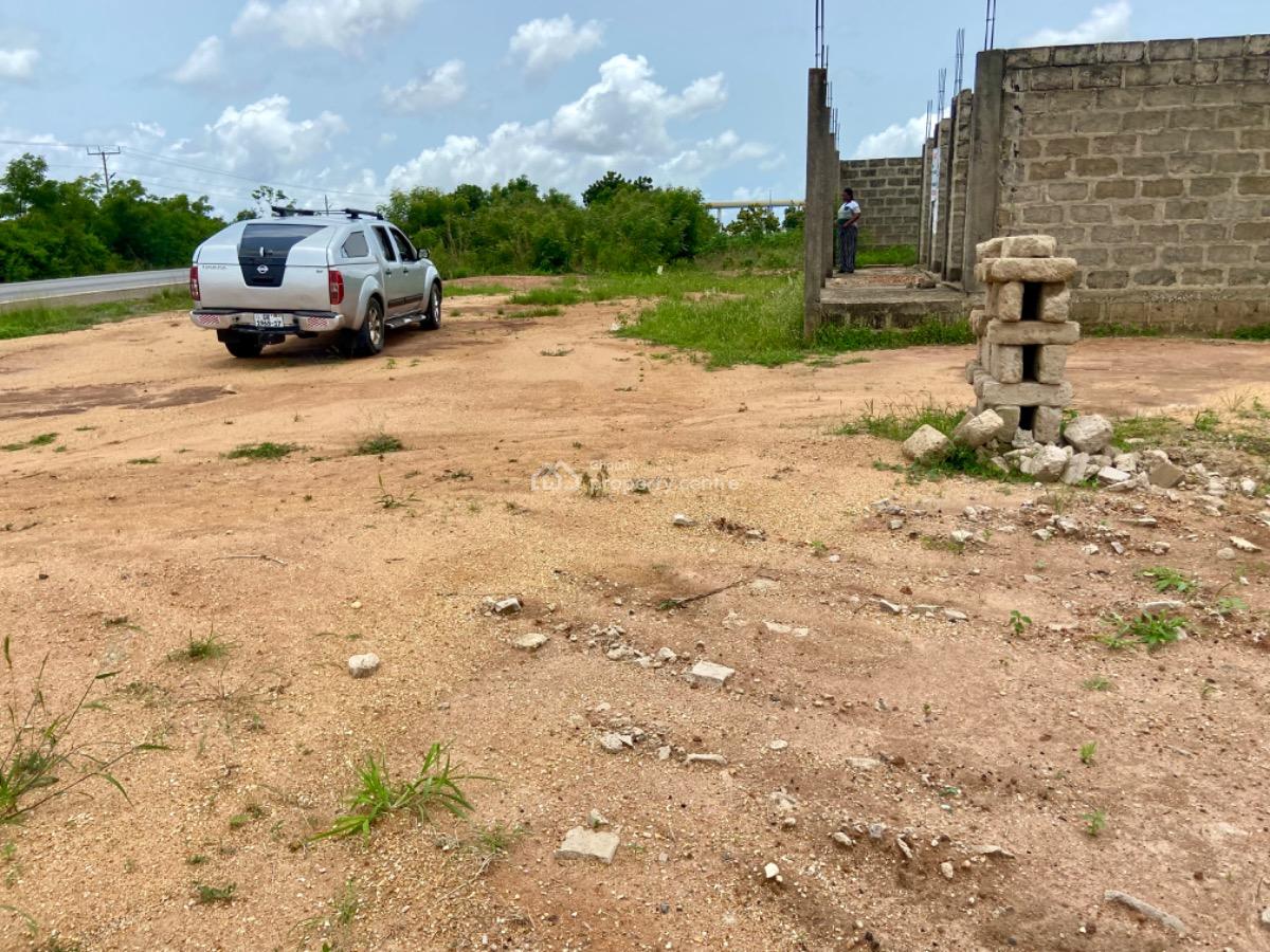 Roadside Land in Ada Toje on Accra--aflao Highway  4 Plots with 3-bedr, Ada Toje, Accra - Aflao Highway, Ada East, Accra, Commercial Land for Sale