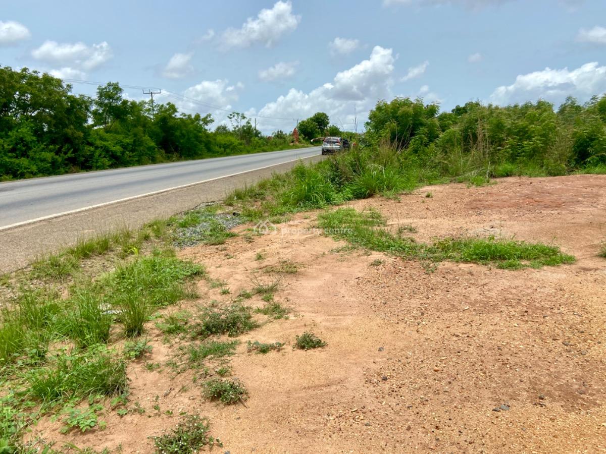 Roadside Land in Ada Toje on Accra--aflao Highway  4 Plots with 3-bedr, Ada Toje, Accra - Aflao Highway, Ada East, Accra, Commercial Land for Sale