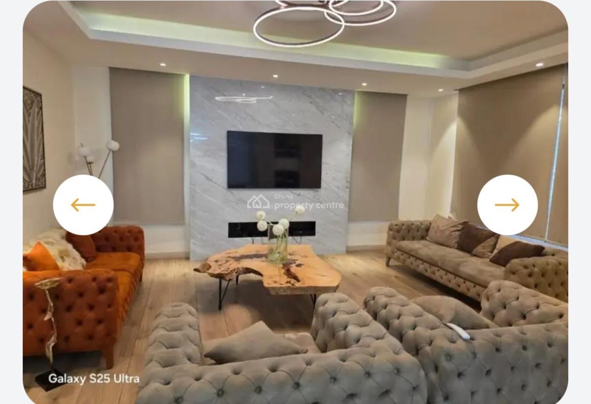 4 Bedrooms Fully Furnished at Cantonments, American House, Cantonments, Accra, Townhouse for Rent