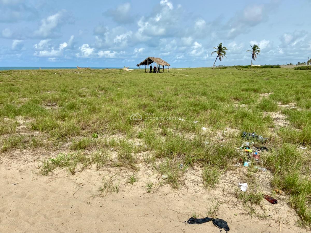 Beachfront Land in Ada Ocanseykope, Ada Foah Ghana  Titled Land, Ada Foah, Ocanseykope-pute Elavanyo Road, Ada Foah, Ada East, Accra, Mixed-use Land for Sale