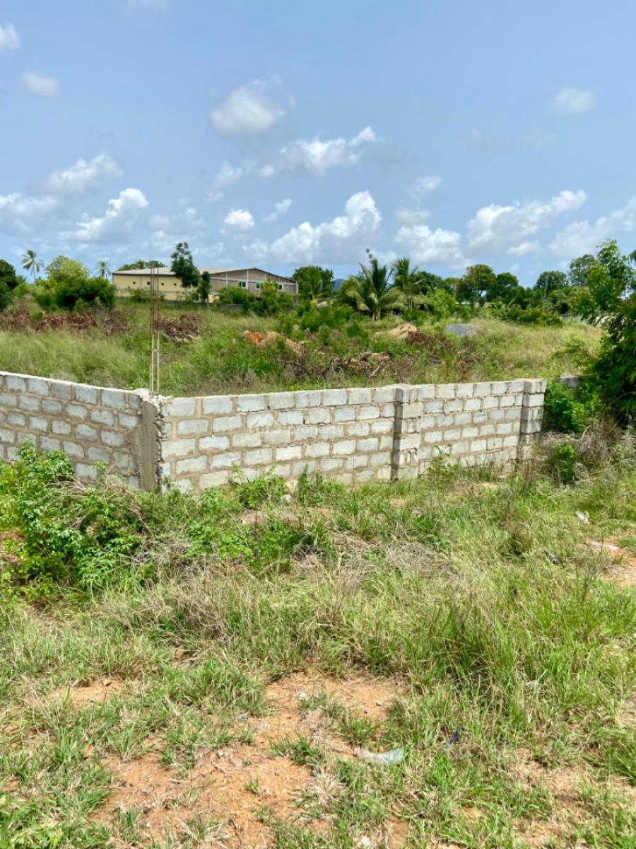 Roadside Land on Ada Kasseh Accra--aflao Highway Ghana  15 Walled Plot, Ada Kasseh, Ada Foah, Accra - Aflao Highway, Ada East, Accra, Commercial Land for Sale