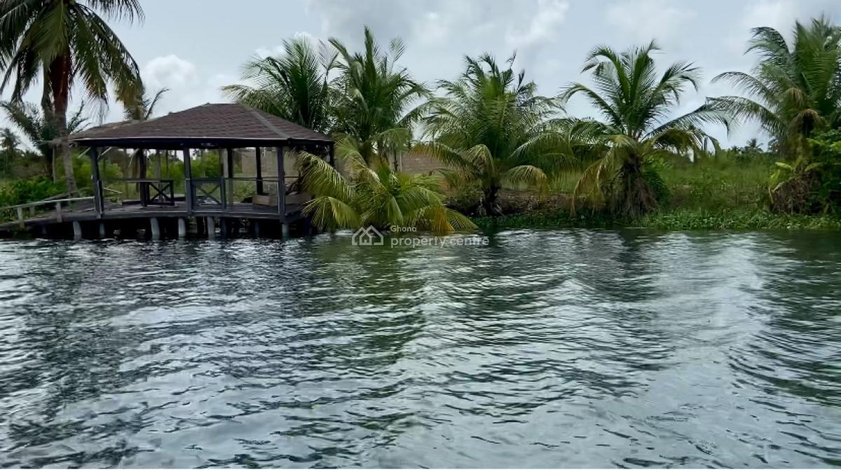Island Land in Big Ada Wehem Ghana  15 Acres (110 Plots) Waterfront, Ada Foah, Big Ada, Aqua Safari, Ghana, Ada Foah, Ada East, Accra, Mixed-use Land for Sale