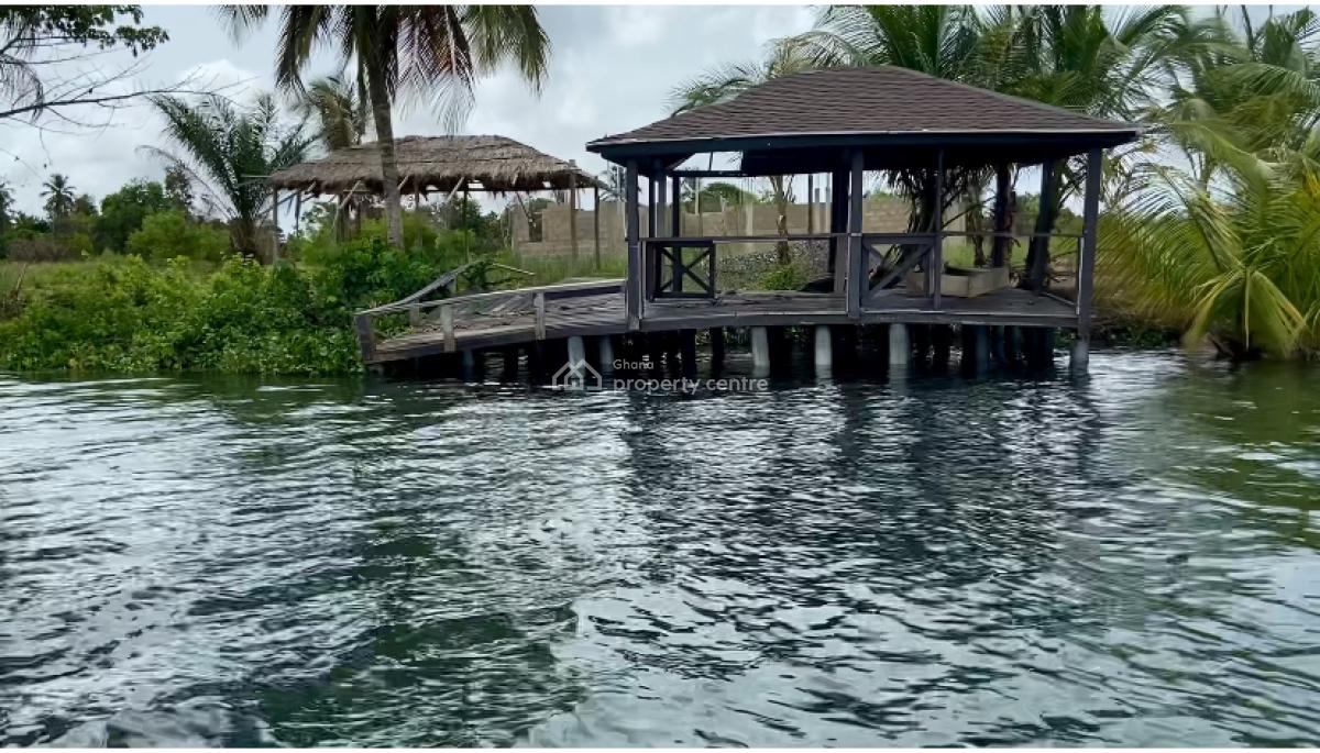 Island Land in Big Ada Wehem Ghana  15 Acres (110 Plots) Waterfront, Ada Foah, Big Ada, Aqua Safari, Ghana, Ada Foah, Ada East, Accra, Mixed-use Land for Sale
