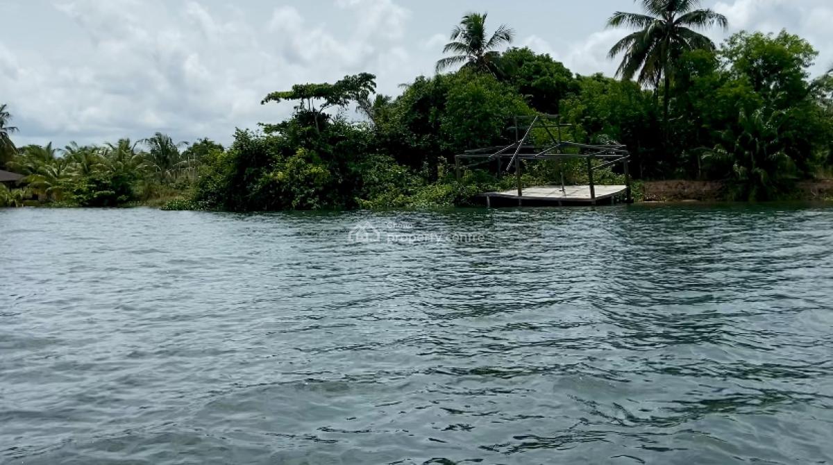 Island Land in Big Ada Wehem Ghana  15 Acres (110 Plots) Waterfront, Ada Foah, Big Ada, Aqua Safari, Ghana, Ada Foah, Ada East, Accra, Mixed-use Land for Sale