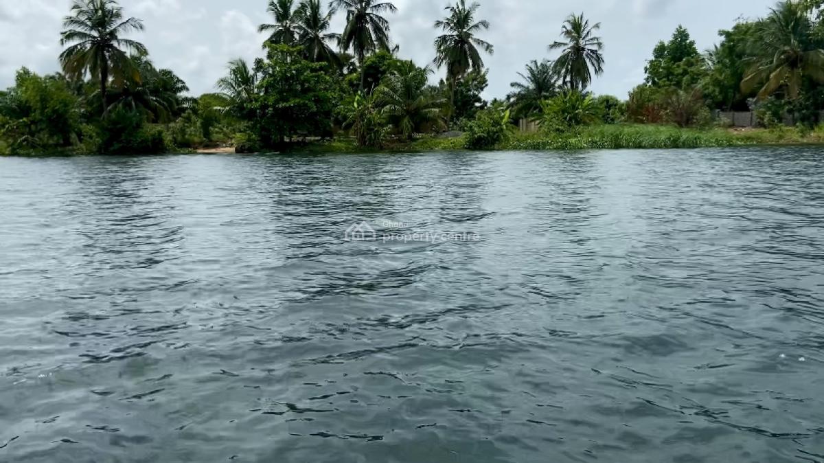 Island Land in Big Ada Wehem Ghana  15 Acres (110 Plots) Waterfront, Ada Foah, Big Ada, Aqua Safari, Ghana, Ada Foah, Ada East, Accra, Mixed-use Land for Sale