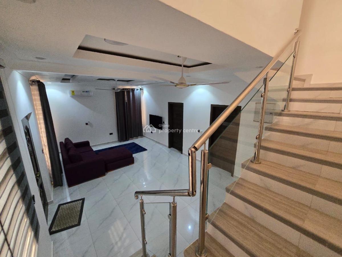 Fully Furnished 3-bedroom Storey House @spintex, Spintex, Accra, Detached Duplex for Rent