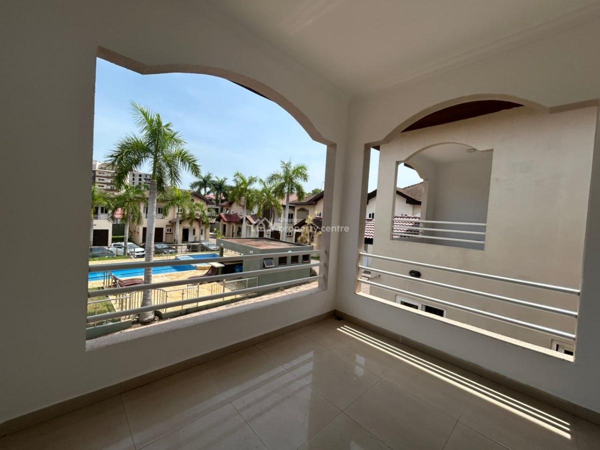 Semi Furnished 4-bedroom Townhouse, Airport Residential Area, Accra, Townhouse for Rent
