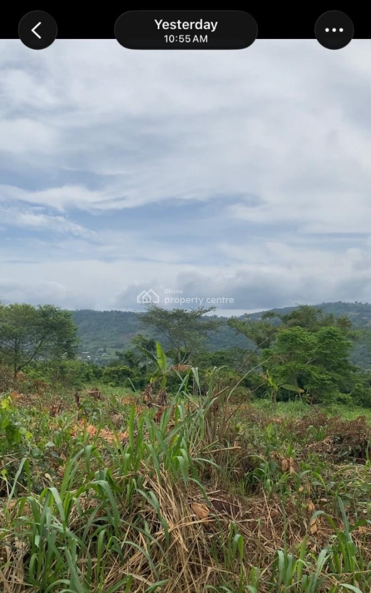 Registered 40 Acres Flat and Mountain Top Land Around Safari Valley,er, Adukrom, Akuapim North, Eastern Region, Mixed-use Land for Sale