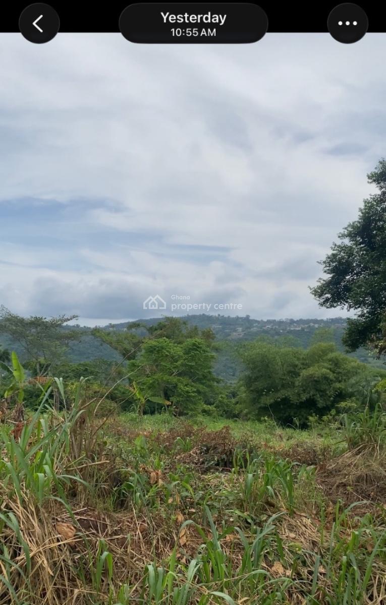 Registered 40 Acres Flat and Mountain Top Land Around Safari Valley,er, Adukrom, Akuapim North, Eastern Region, Mixed-use Land for Sale
