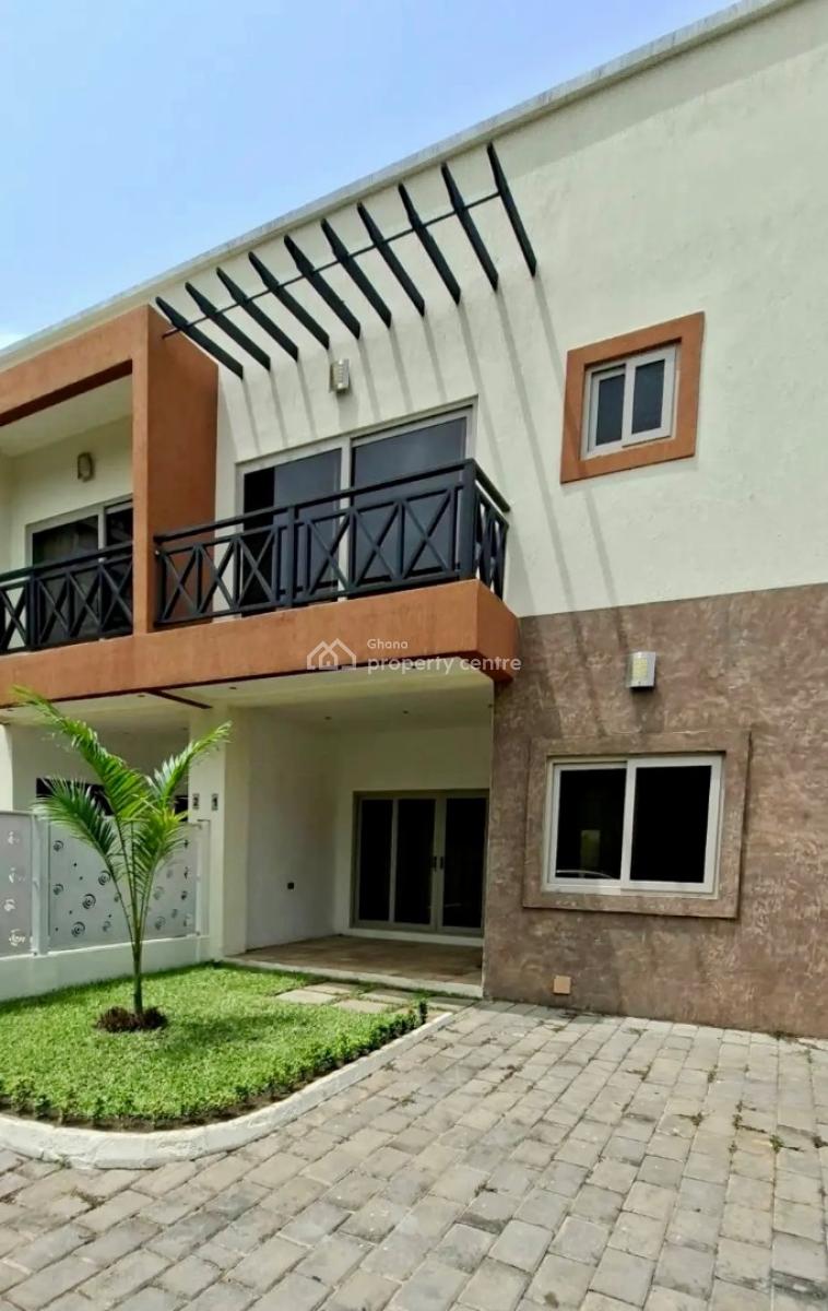 Furnished 3 Bedroom Duplex with a Private Pool, in a Gated Community, Airport Residential Area, Accra, Semi-detached Duplex for Rent