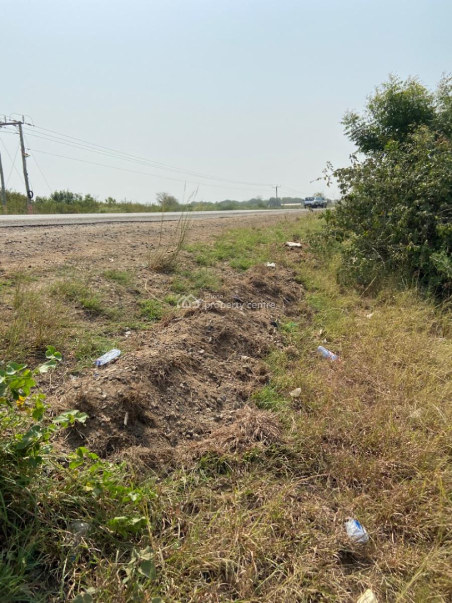 Titled Roadside Land  in Ada Koluedor  Accra--aflao Highway, Ada Koluedor, Ada Foah, Big Ada, Accra - Aflao Highways, Ada East, Accra, Commercial Land for Sale