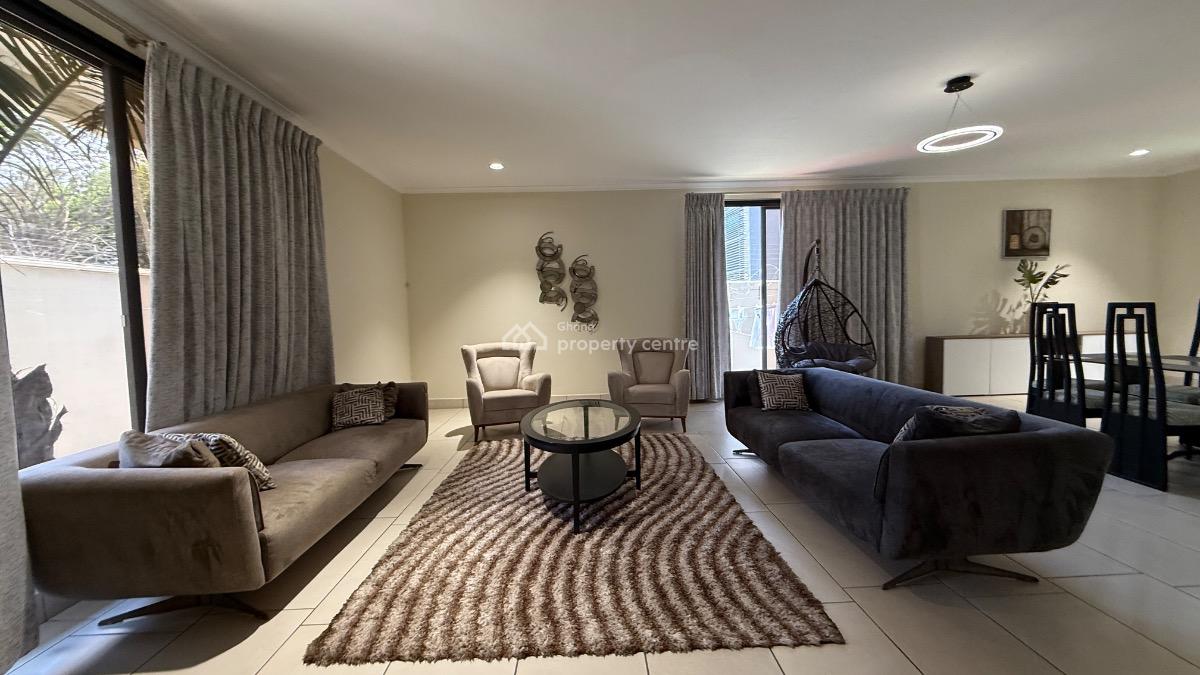 Furnished 3 Bedroom Townhouse in a Gated Community with Pool and Gym, Cantonments, Accra, Townhouse for Rent