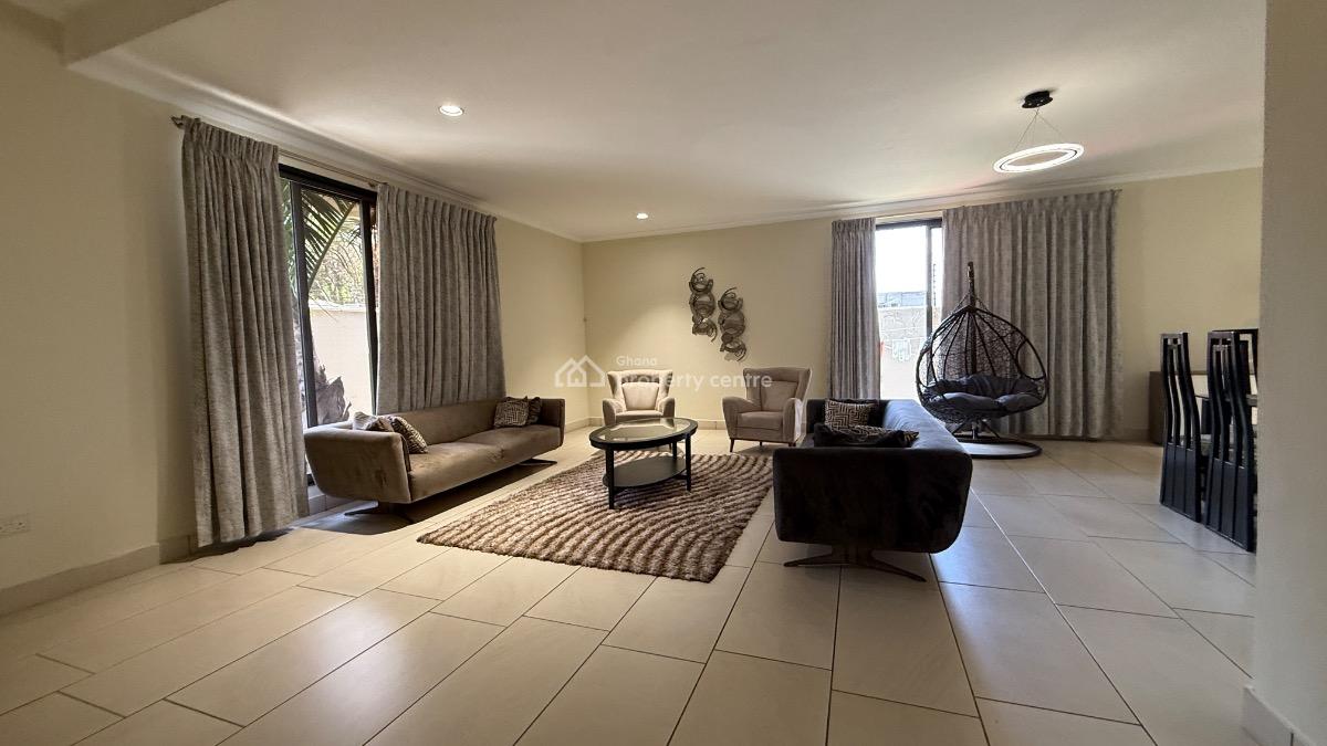Furnished 3 Bedroom Townhouse in a Gated Community with Pool and Gym, Cantonments, Accra, Townhouse for Rent
