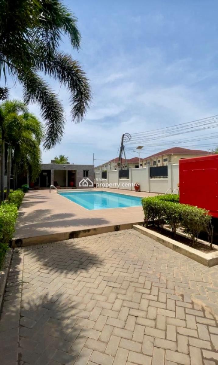 Furnished 3 Bedroom Townhouse in a Gated Community with Pool and Gym, Cantonments, Accra, Townhouse for Rent