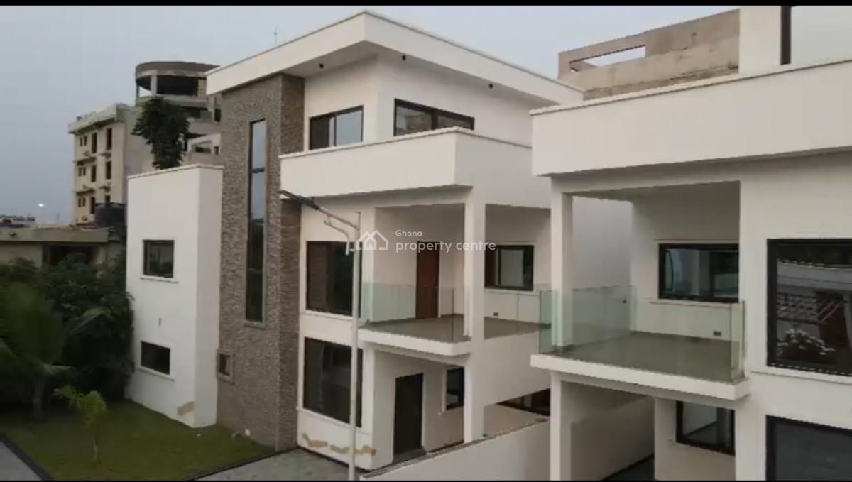 Four Bedroom Exclusive House, Nii Martey Street, East Airport, Airport Residential Area, Accra, Semi-detached Duplex for Rent