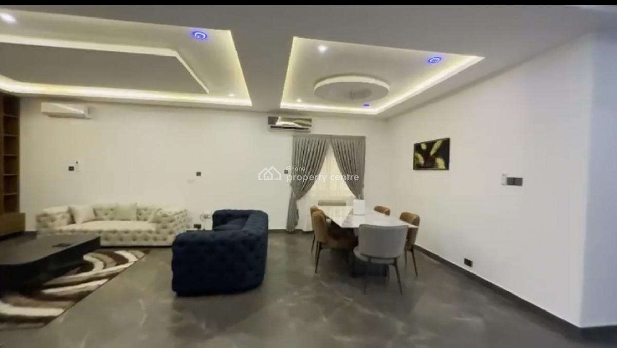 Four Bedroom Exclusive House, Nii Martey Street, East Airport, Airport Residential Area, Accra, Semi-detached Duplex for Rent