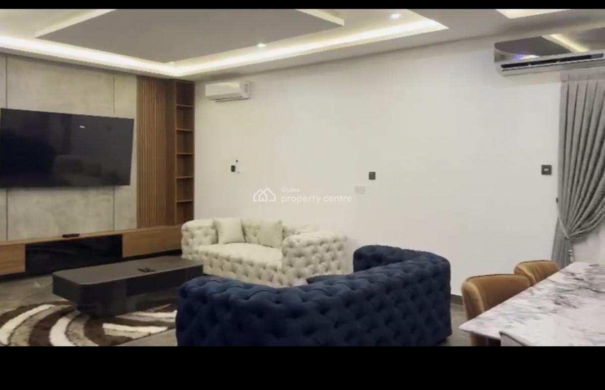 Four Bedroom Exclusive House, Nii Martey Street, East Airport, Airport Residential Area, Accra, Semi-detached Duplex for Rent
