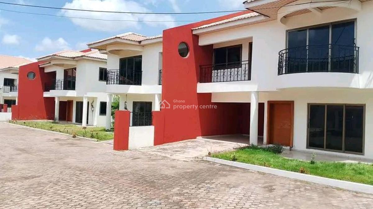 Modern Semi Furnished 3-bed Home @north Legon, Ghana, North Legon, Accra, Semi-detached Duplex for Rent