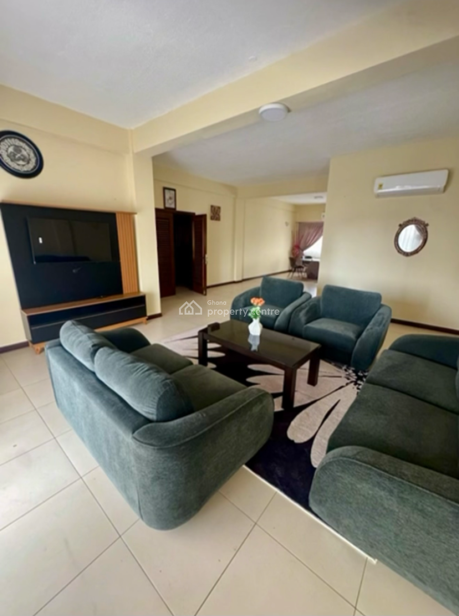 Furnished 3 Bedroom Apartment with Swimming Pool, Airport Residential Area, Accra, Apartment for Rent