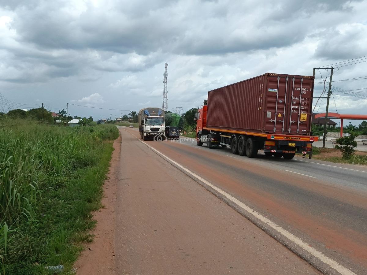 4 Plots ( Highway Road Side) Boankra Inland Port, Boankra Inland Port., Ejisu-juaben Municipal, Ashanti, Commercial Land for Sale