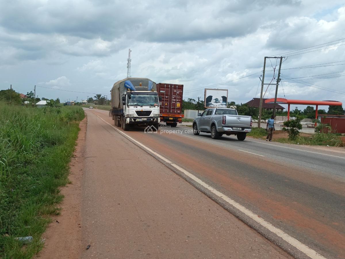 4 Plots ( Highway Road Side) Boankra Inland Port, Boankra Inland Port., Ejisu-juaben Municipal, Ashanti, Commercial Land for Sale