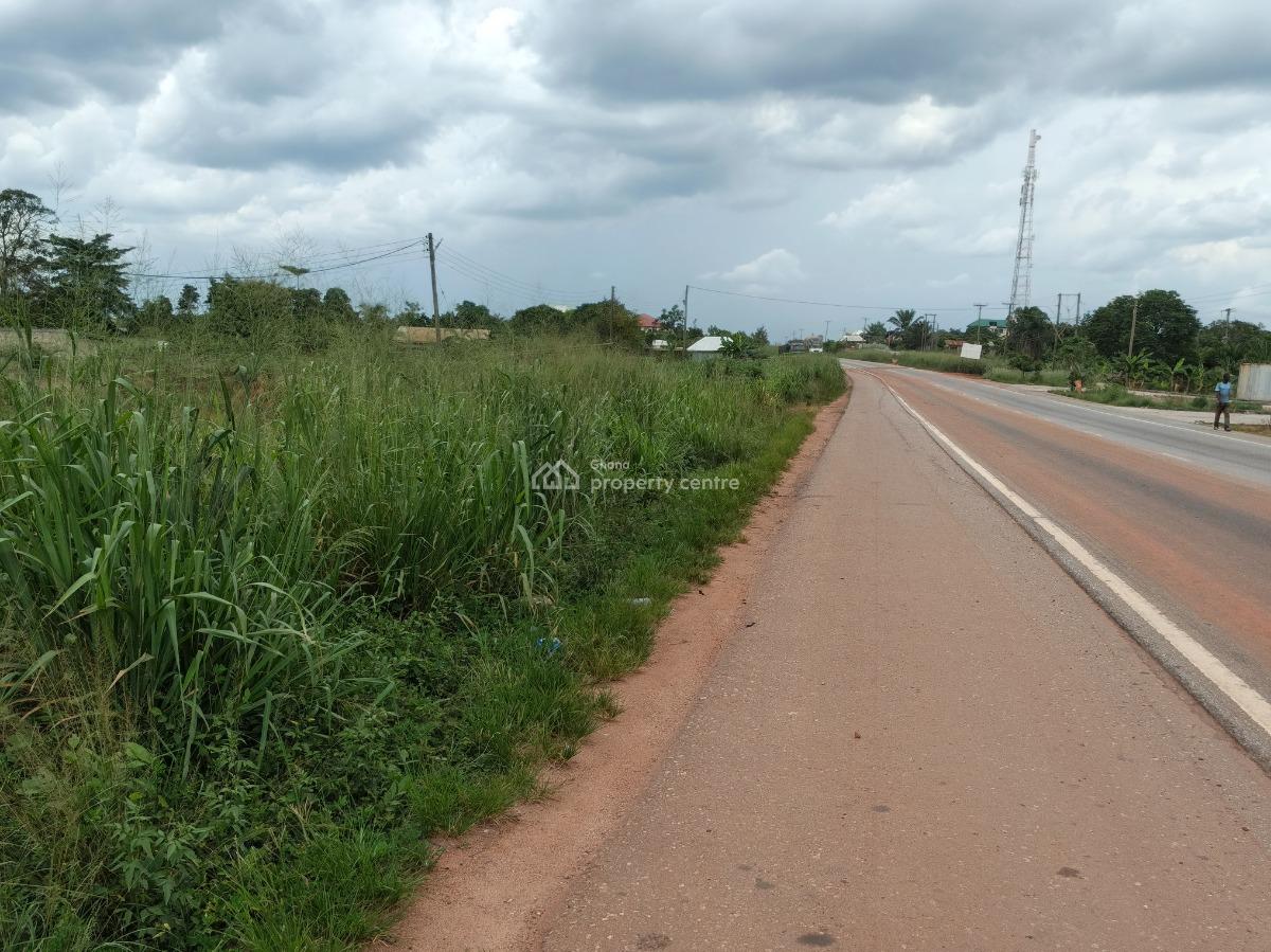 4 Plots ( Highway Road Side) Boankra Inland Port, Boankra Inland Port., Ejisu-juaben Municipal, Ashanti, Commercial Land for Sale