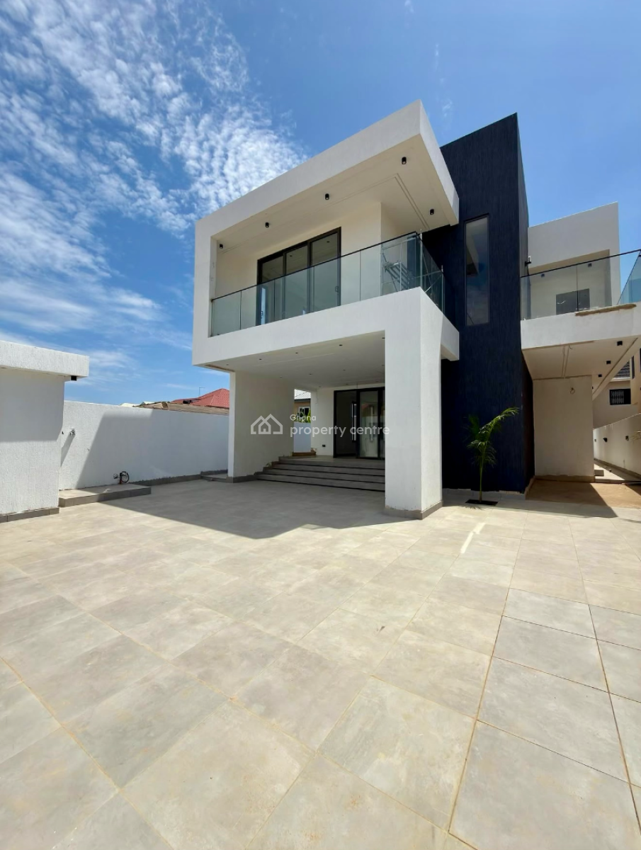 Detached 4 Bedroom Duplex with Swimming Pool, Mahama Road, East Airport, Airport Residential Area, Accra, Detached Duplex for Sale