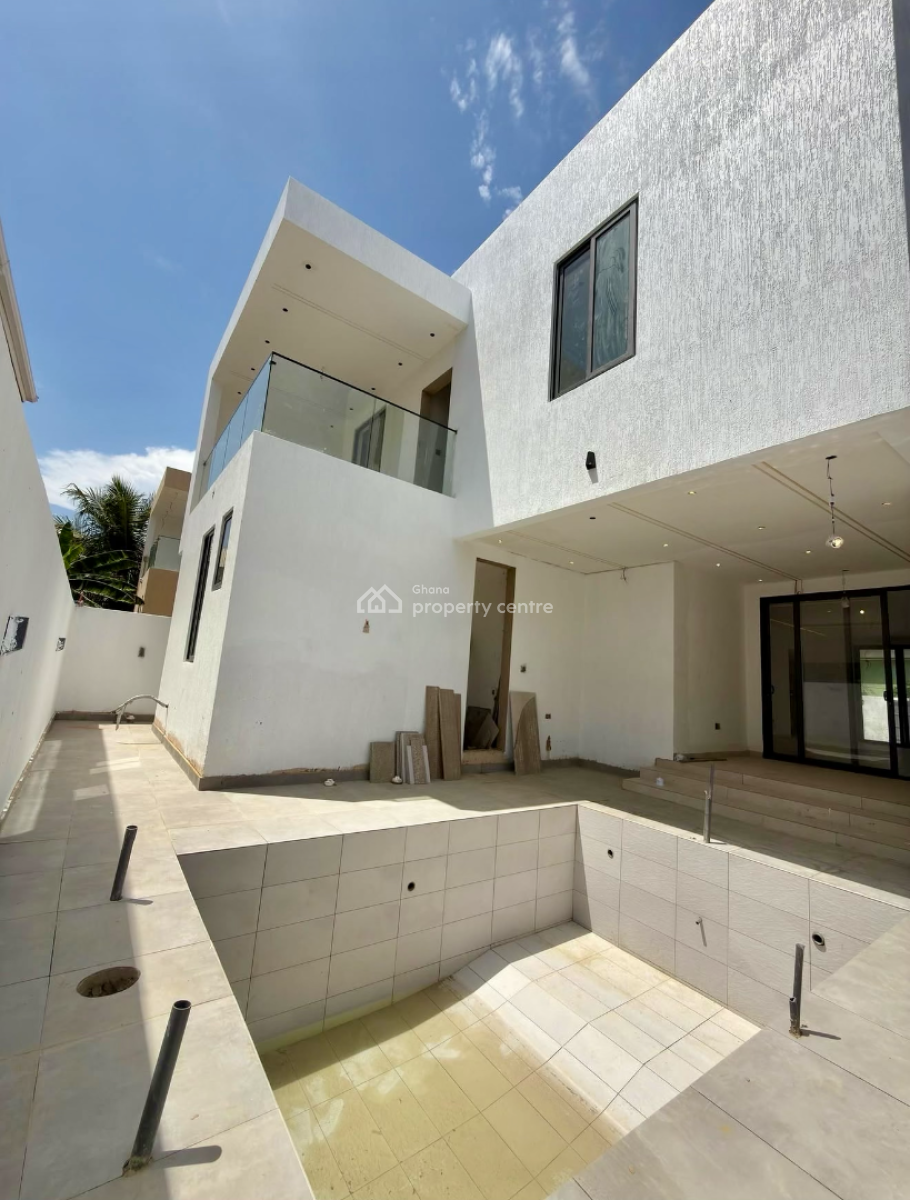 Detached 4 Bedroom Duplex with Swimming Pool, Mahama Road, East Airport, Airport Residential Area, Accra, Detached Duplex for Sale