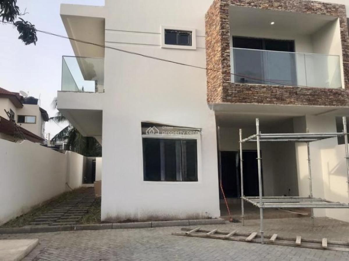 3 Bedroom Duplex with Staff Quarters, Mahama Road, East Airport, Airport Residential Area, Accra, Semi-detached Duplex for Sale