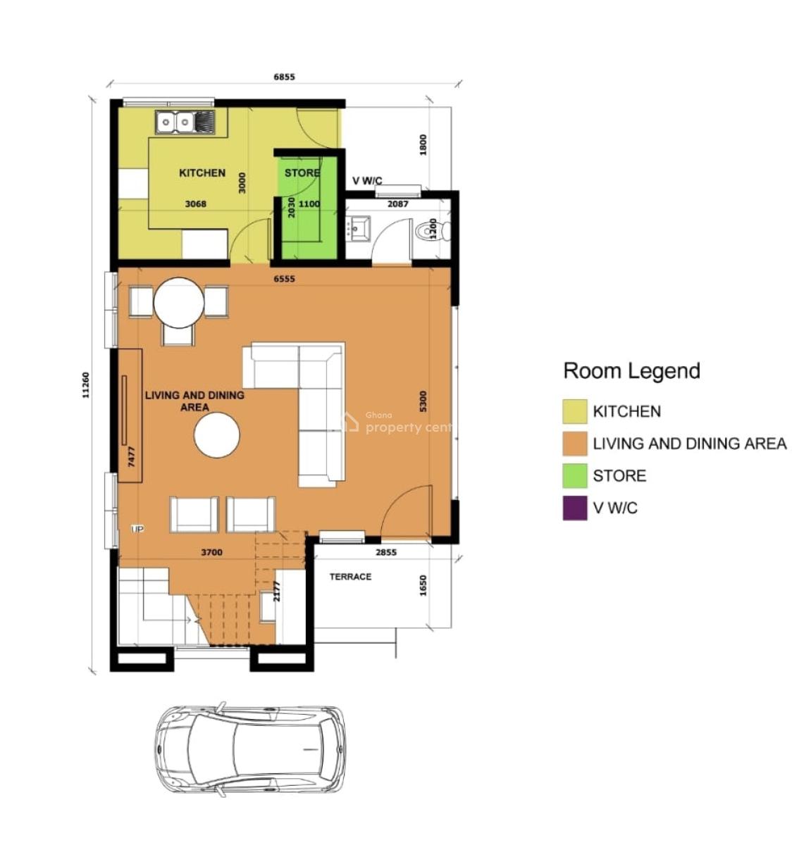 3 Bedroom Townhouse with Staff Quarters in a Gated Community, Tse Addo, Accra, Townhouse for Sale
